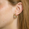 fd18 pendientes rosetas diamantes