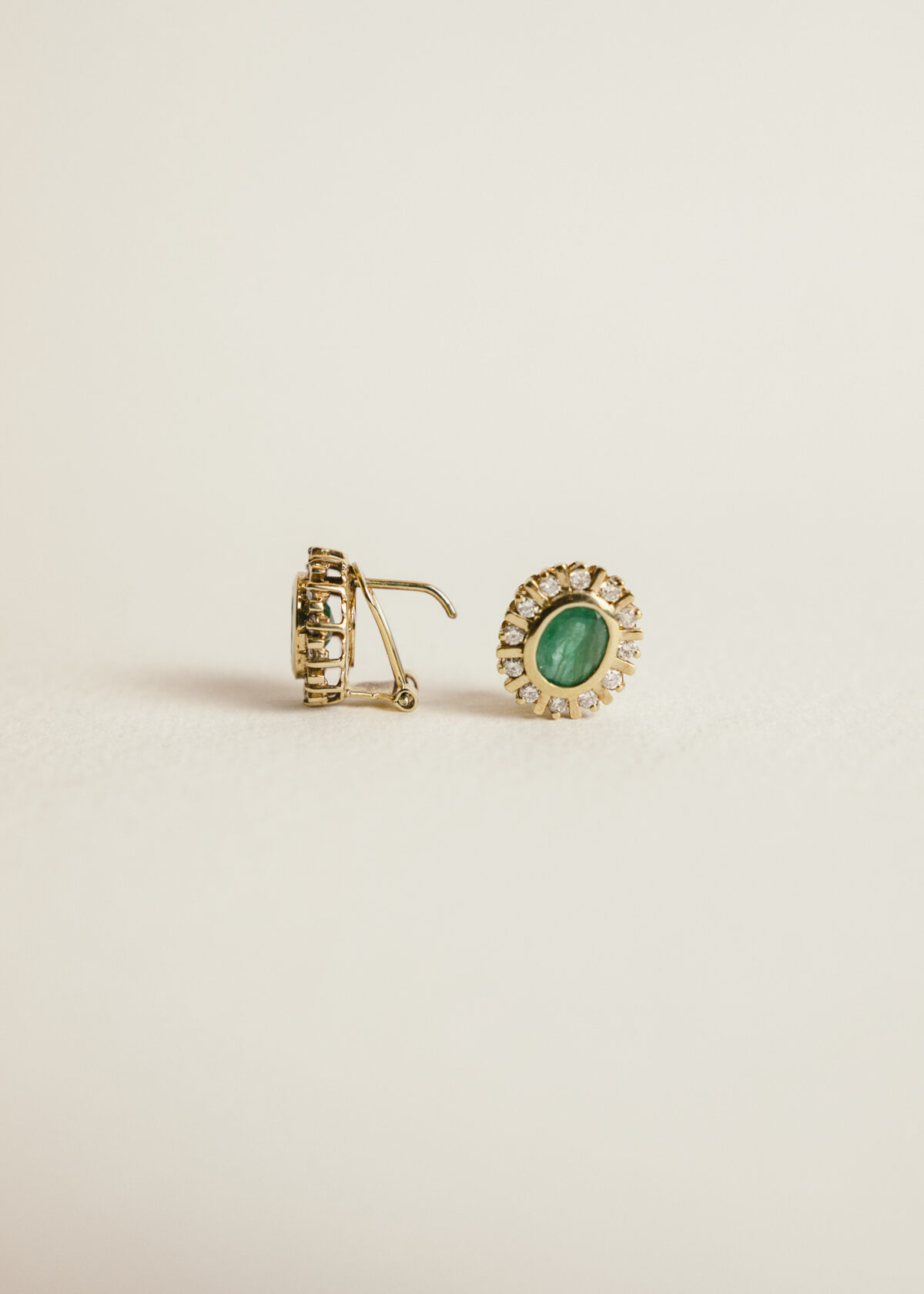 pendientes-rosetas-oro-18k-amarillo-diamantes-esmeraldas (2) jq13 rosetas esmeraldas