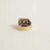 oro-platino-diamantes-zafiro-rubis sortija vintage 60's