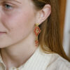 pendientes-oro-amarillo-18k-italianos-coral (2) pendientes italianos coral