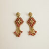 pendientes-oro-amarillo-18k-italianos-coral (4) pendientes italianos coral