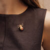 broche-vintage-oro-18k-coral-escarabajo (2) broche insecto