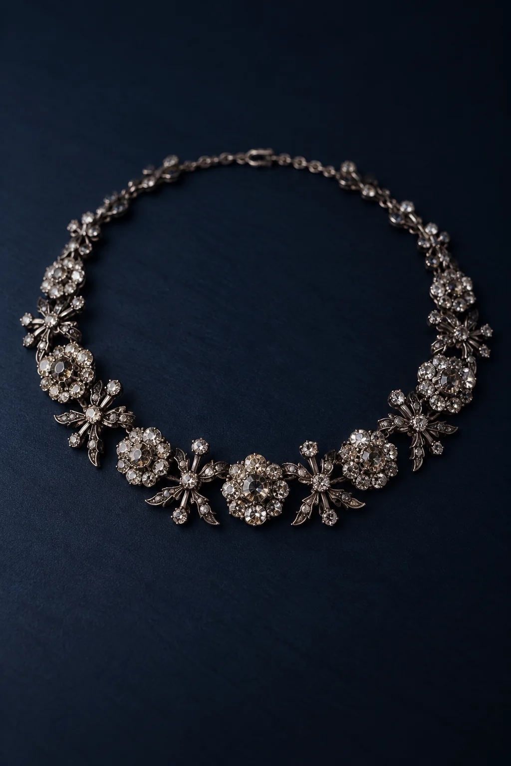 gargantilla antigua diamantes
