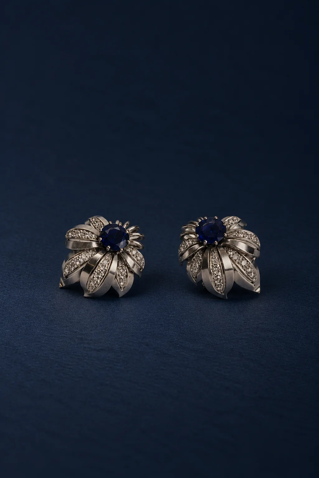 pendientes zafiros suave