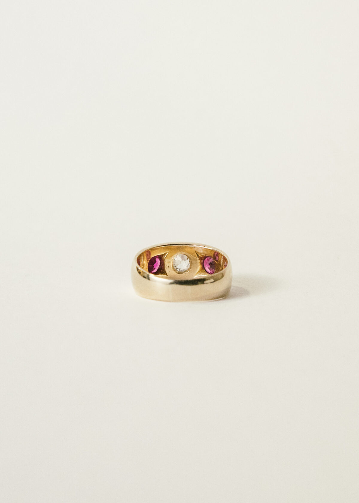 sortija-antigua-gypsy-oro-18k-diamantes-rubis-tresillo (5) sortija antigua gypsy
